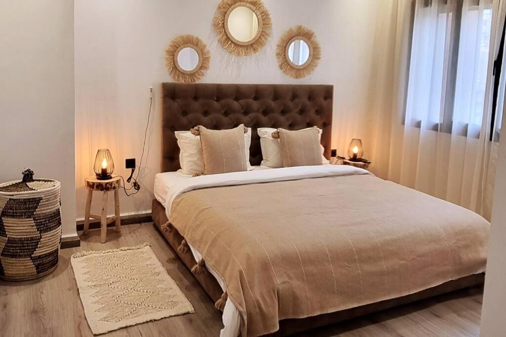 マラケシュLoft Duplex Familial 200M2 Neuf - Centre Guelizアパートメント エクステリア 写真