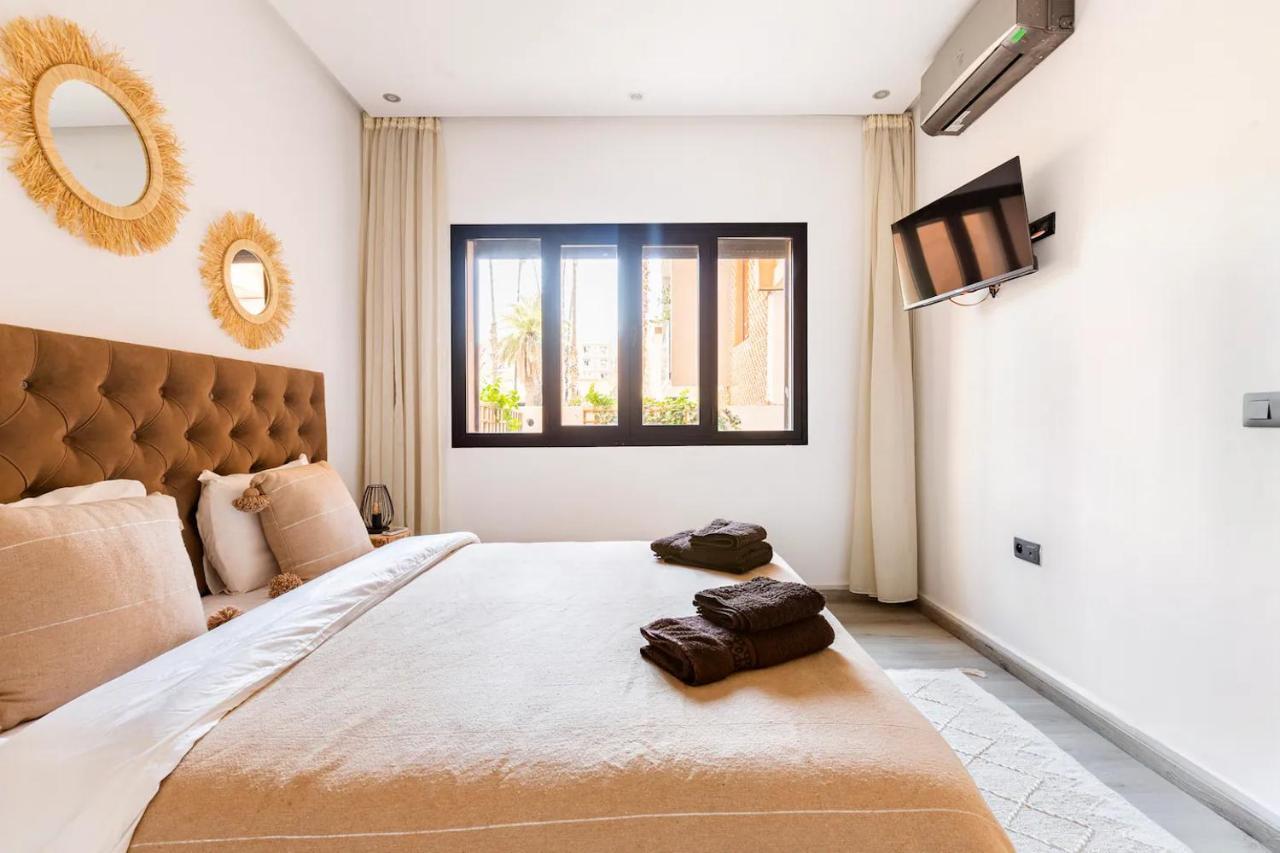 マラケシュLoft Duplex Familial 200M2 Neuf - Centre Guelizアパートメント エクステリア 写真