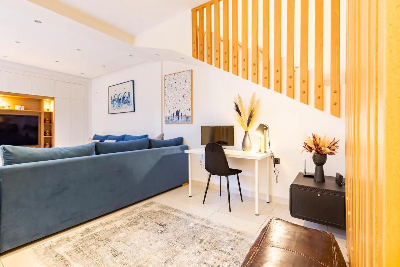マラケシュLoft Duplex Familial 200M2 Neuf - Centre Guelizアパートメント エクステリア 写真