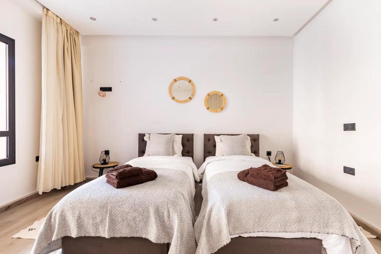 マラケシュLoft Duplex Familial 200M2 Neuf - Centre Guelizアパートメント エクステリア 写真
