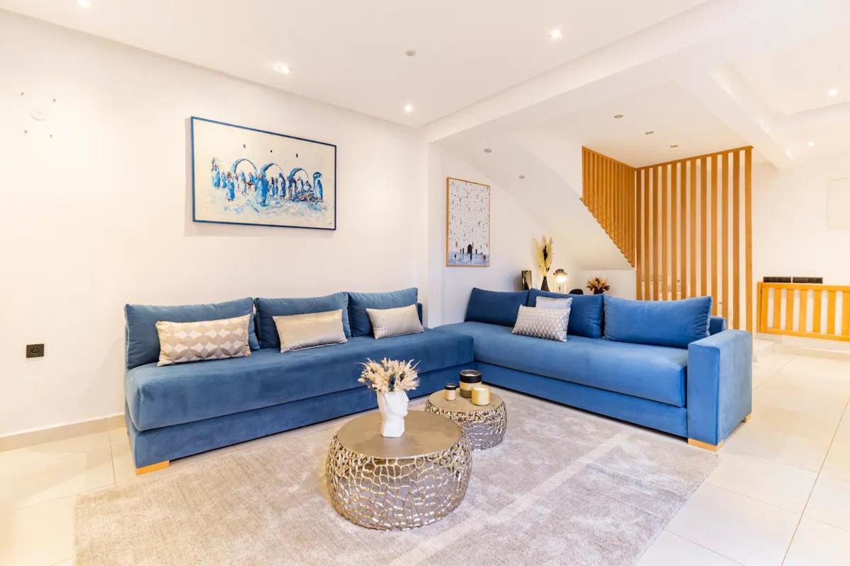 マラケシュLoft Duplex Familial 200M2 Neuf - Centre Guelizアパートメント エクステリア 写真
